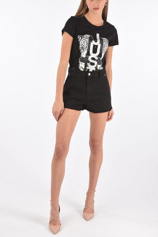 4 Pocket Stretch Denim Shorts