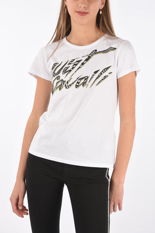 Crew Neck Printed Logo T-Shirt