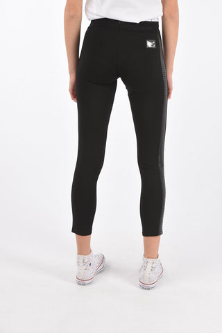 COUTURE faux leather side band ROZA leggings