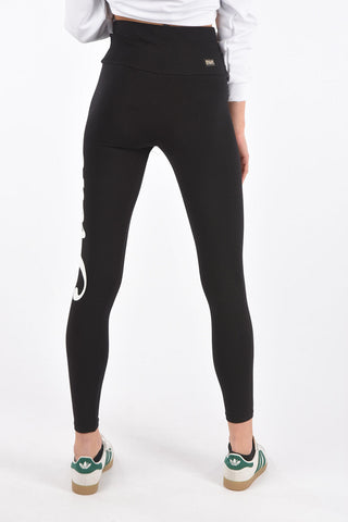 COUTURE Leggings PLEIN in cotone stretch con stampa
