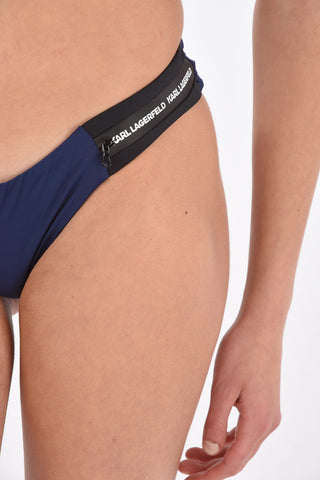 brazilian bikini bottom with zip detail