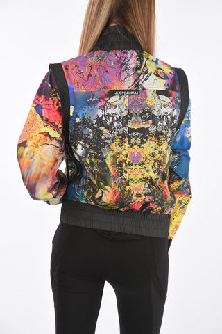 Abstract Patterned Multicolor Nylon Kaban