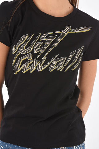Crew Neck Printed Logo T-Shirt