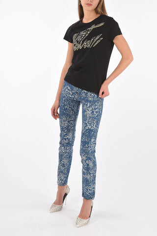 Crew Neck Printed Logo T-Shirt