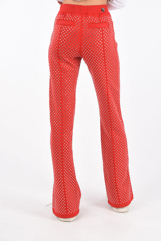 COUTURE Ankle Split CRYSTAL Palazzo Joggers