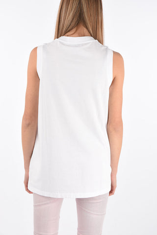 Crew Neck ILLUSION Cotton Tank Top