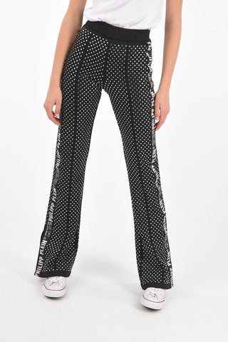 COUTURE rhinestone embellished bootcut pants