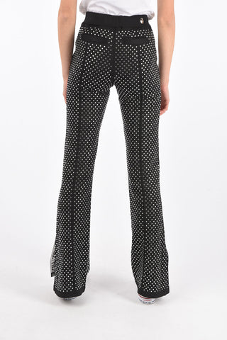COUTURE rhinestone embellished bootcut pants