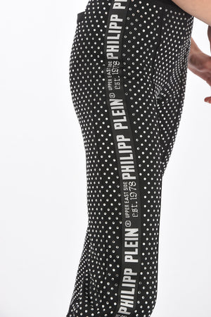 COUTURE rhinestone embellished bootcut pants