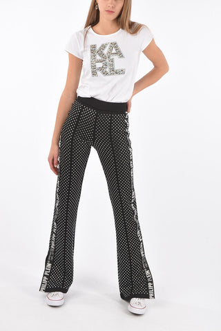 COUTURE rhinestone embellished bootcut pants