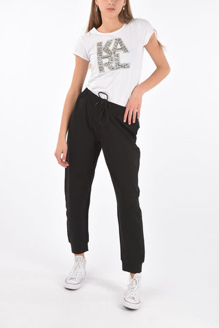 PROJECT XYZ logoed side band jogging pants