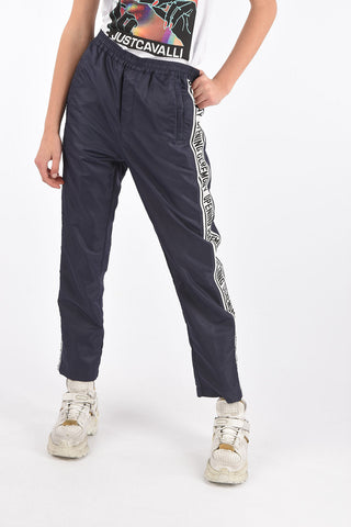 Track Pants with Logoed Side Band