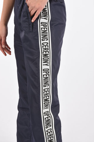 Track Pants with Logoed Side Band