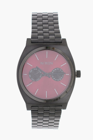 stainless steel TIME TELLER DELUXE analog watch