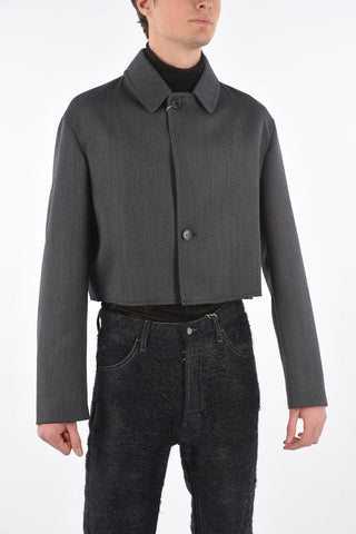 MM0 wool crop blazer