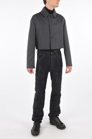 MM0 wool crop blazer