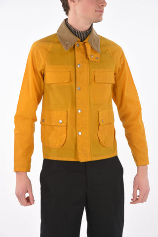 MM10 corduroy collar utility jacket