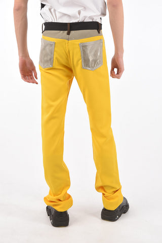 MM10 patch pocket no hem pants
