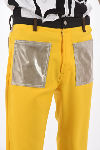 MM10 patch pocket no hem pants