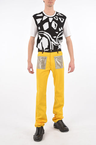 MM10 patch pocket no hem pants