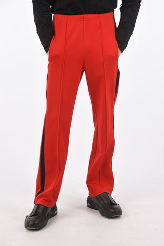 MM10 drawstring waist piping pants
