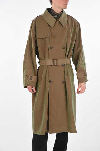 MM14 trench doppiopetto reflective con cintura