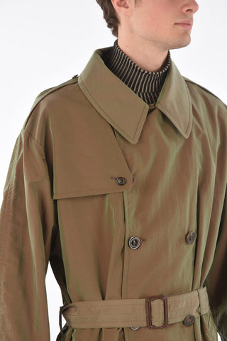 MM14 trench doppiopetto reflective con cintura