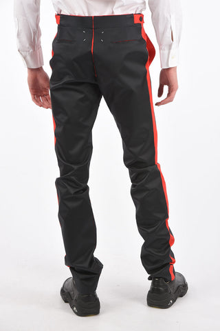 MM10 pantalone bicolore con tasche laterali