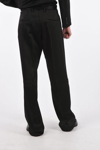 MM14 no vent peak lapel 3-button double breasted suit