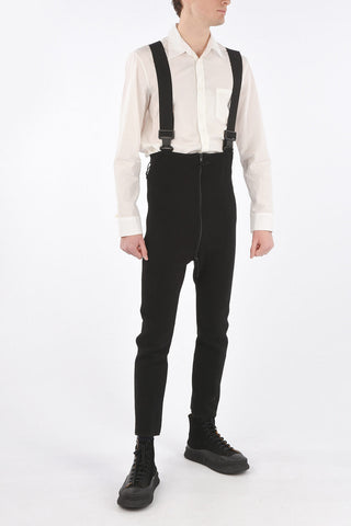 MM10 sweat Utility-Style Jumpsuit with side zip