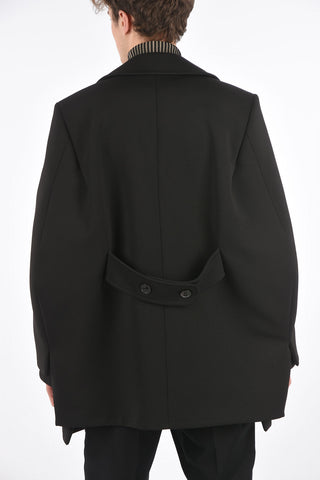 MM10 cappotto doppiopetto con tasche ad aletta