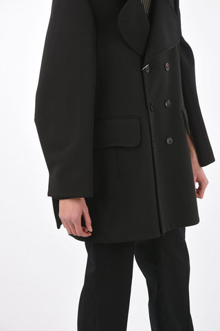 MM10 cappotto doppiopetto con tasche ad aletta