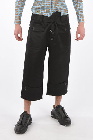 MM10 pantalone crop in misto seta
