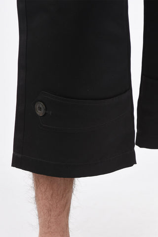 MM10 pantalone crop in misto seta
