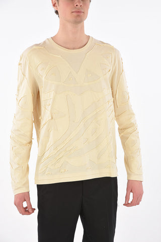 MM10 t-shirt girocollo a manica lunga