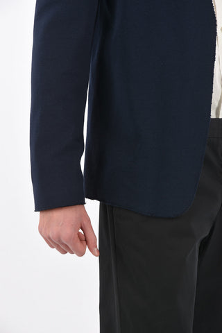 MM10 cotton No Button cardigan