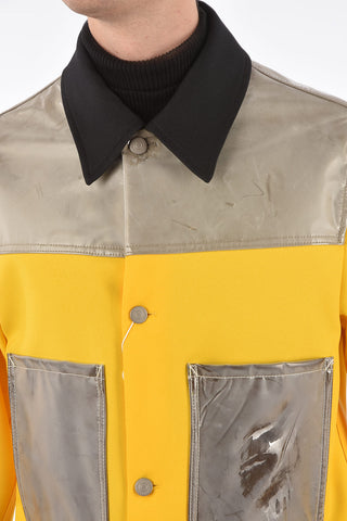 MM10 overshirt in cotone con tasche a toppa