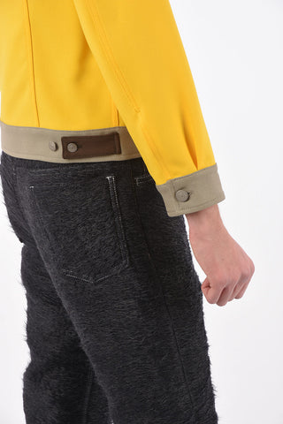 MM10 overshirt in cotone con tasche a toppa