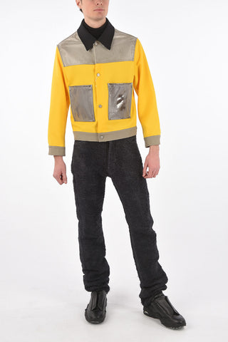 MM10 overshirt in cotone con tasche a toppa
