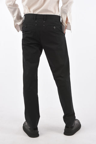 MM14 belt loops cotton trousers