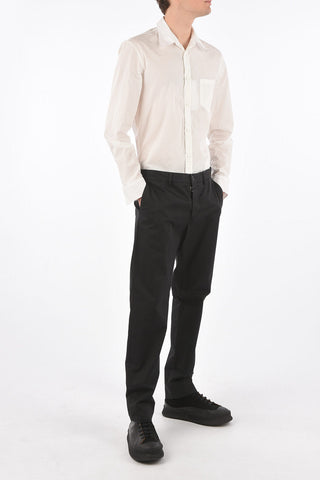 MM14 belt loops cotton trousers