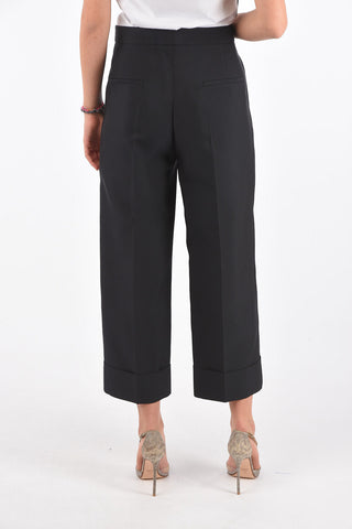 4 Pocket Hidden Fastening Cropped Fit Pants