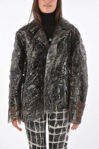 MM0 open front oversized blazer