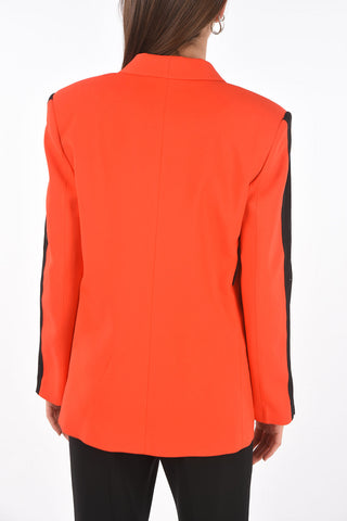 Blazer Monopetto con Dettagli in Rete