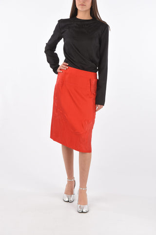 MM0 longuette with Embossed Pattern