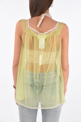 MM0 sheer top with lace detail