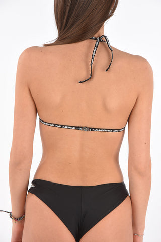 triangle branded tape bikini top