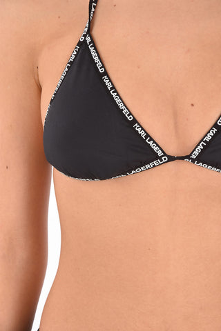 triangle branded tape bikini top
