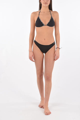 triangle branded tape bikini top