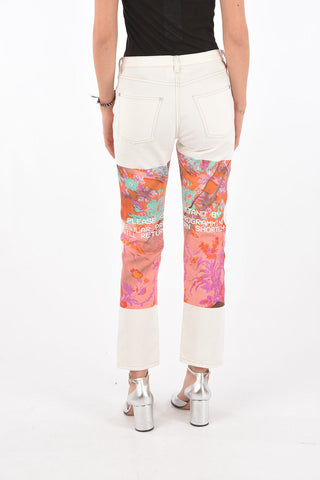 MM1 printed on the back regular jeans
